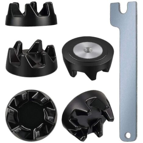 Pièces de rechange pour coupleur de mixeur KitchenAid (lot de 6) - 9704230 Coupleur de mixeur avec 1 clé
