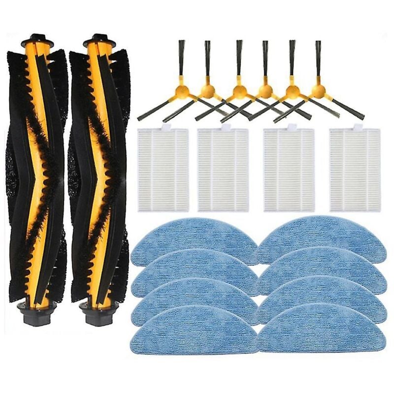 Pièces de rechange pour filtre Hepa pour balai à brosse latérale principale Proscenic 800t