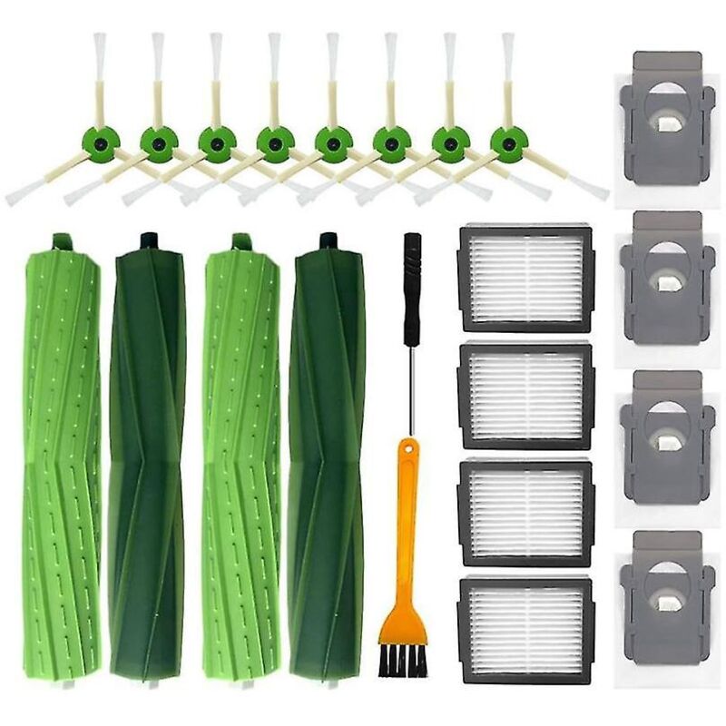 Pièces de rechange pour I3 / I3+/ I4 / I6 / I6+/ I7 / I7+/ I8 / I8+/ E5 / E6 / E7, brosse latérale à rouleau Hepa Fi