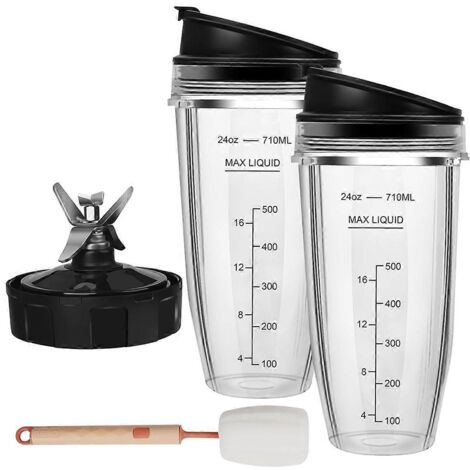 Pièces de rechange pour mélangeur, 2 gobelets de mélangeur de 24 oz--