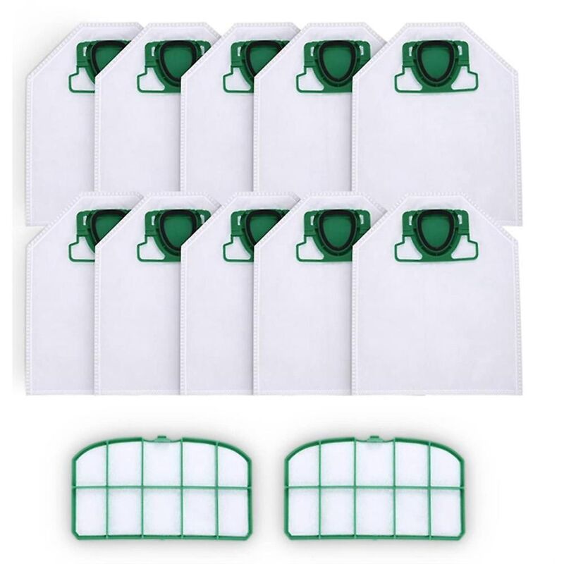 Pièces de rechange pour sac à poussière pour aspirateur Vorwerk Kobold Vk200 Fp200