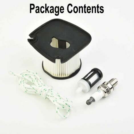 Pièces de rechange pour souffleur de feuilles avec filtre à air, lot de 4, pièces BG86-CE + butée ergonomique durable SH86 HD2 pour entretien S - AquaForge