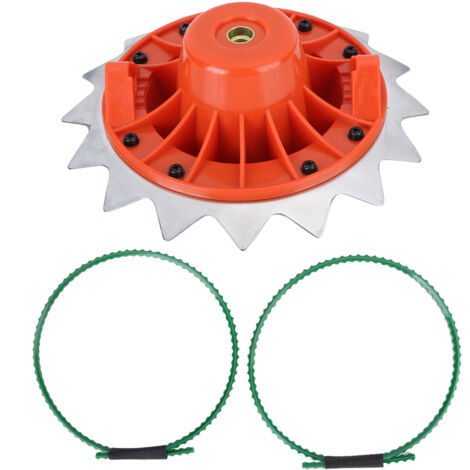 Pièces de rechange pour tête de coupe universelle pour tondeuse à gazon Accessoires pour débroussailleuse 10 mm Orange