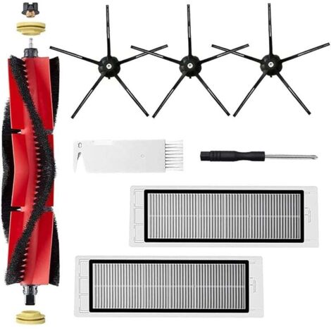 Pièces de Rechange pour Xiaomi Roborock S5 Max S6 Max S6 Pure S6 MaxV S50 S51 S55 S5 S60 S65 S6 Aspirateur, Brosse Principale Amov