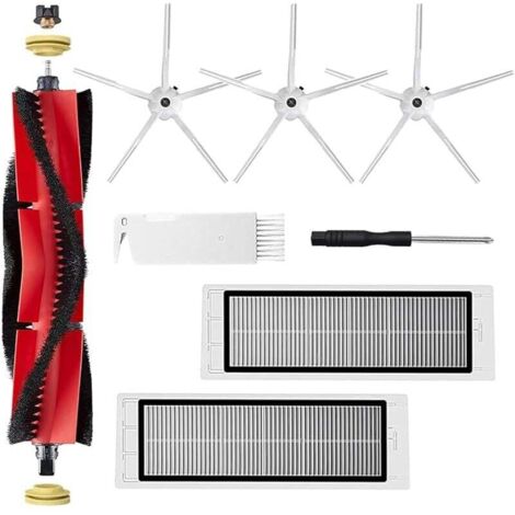Pièces de Rechange pour Xiaomi Roborock S5 Max S6 Max S6 Pure S6 MaxV S50 S51 S55 S5 S60 S65 S6 Aspirateur, Brosse Principale Amov