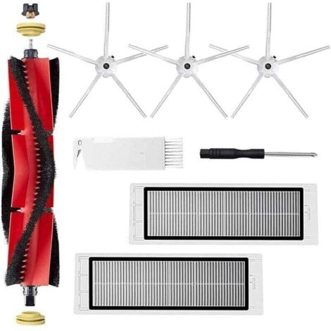 Pièces de Rechange pour Xiaomi Roborock S5 Max S6 Max S6 Pure S6 MaxV S50 S51 S55 S5 S60 S65 S6 Aspirateur, XU, Brosse Principale Amov --Crezuo