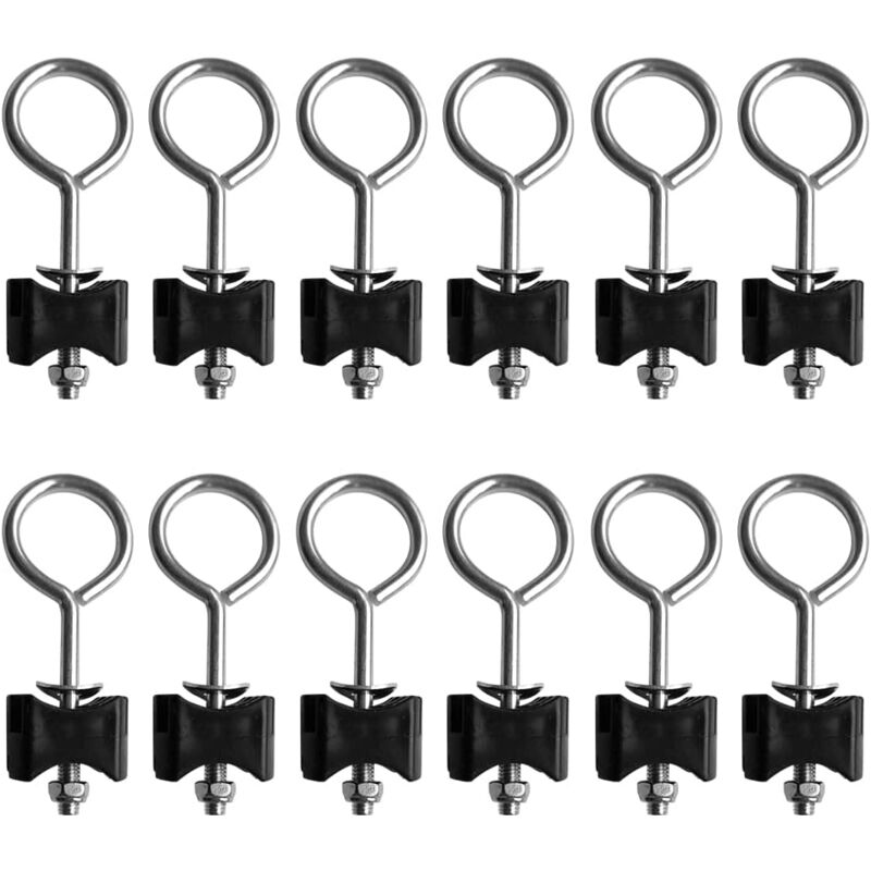 Choyclit - Pièces de Trampoline Vis 12 Jeux de vis en Acier pour Fixation et réparation Stables du Trampoline