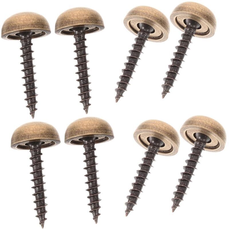 Pieces Decorative Brass Screws with Caps for Mirrors and Furniture - Aesthetic and Practical Self-Tapping Screws