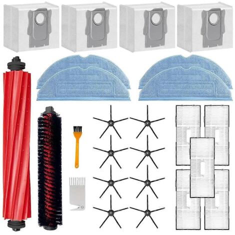 Pièces détachées pour aspirateur Roborock S7 MaxV Ultra / S7 Pro Ultra : kit d'accessoires comprenant une brosse rotative et un filtre.