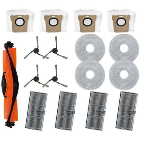 Pièces détachées pour aspirateur Xiaomi Mijia M40 : rouleau principal Tricut, brosse latérale ---