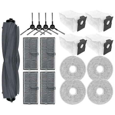 Pièces détachées pour Dreame L40 Ultra AE / L40S Ultra CE / D20 Ultra : brosse principale, filtre, chiffon, sac à poussière et accessoires