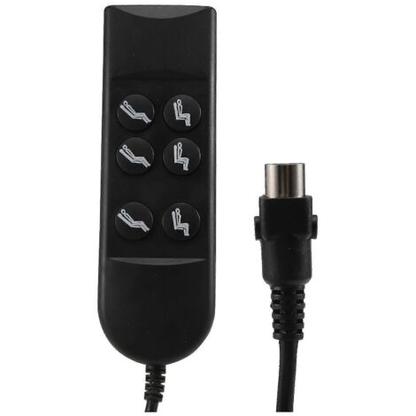 Pièces détachées pour fauteuil inclinable électrique : interrupteur d'inclinaison électrique, interrupteur du moteur d'inclinaison, télécommande à 6 boutons
