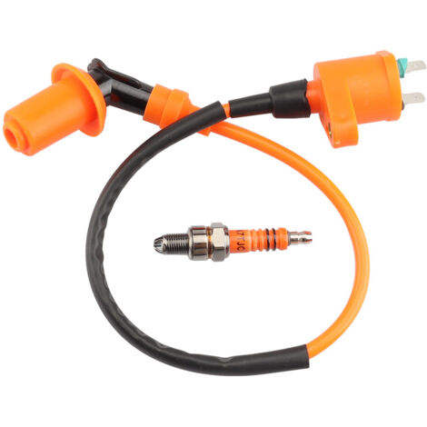 Pièces détachées pour motos tout-terrain/quads : bobine d'allumage haute tension GY6 50cc 70cc 150cc, bougies d'allumage