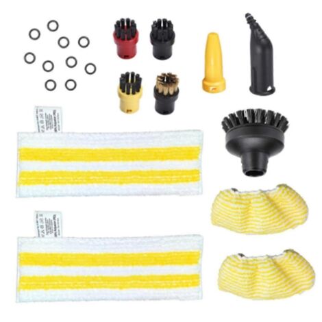Pièces détachées pour nettoyeur vapeur Karcher SC1, SC2, SC3, SC4, SC5, SC7, CTK10 et CTK20 : tête de brosse ronde, couteau.