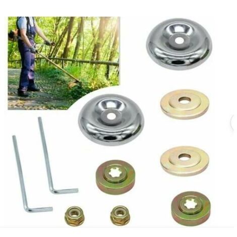 Pièces détachées pour tondeuse à gazon, accessoires pour tête de travail, plateau de pression, couvercle de protection, écrou pour AquaForge.