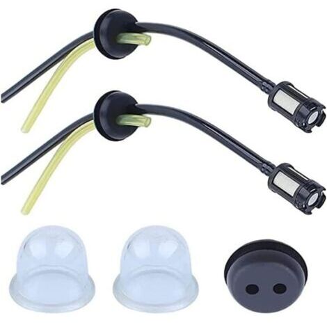 Pieces Fuel Hose for Brushcutter Spare Parts Fuel Filter for Lawnmower Hedge Trimmer Edger--