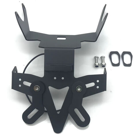 Pièces modifiées pour motos Honda CBR650R/CB650R, y compris support de plaque d'immatriculation, support de plaque d'immatriculation et garde-boue.