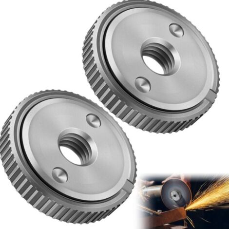 Pieces Nut, Suitable for All Angle Grinders with 14mm Thread, Angle Grinder Accessories, Wood Cutting Disc