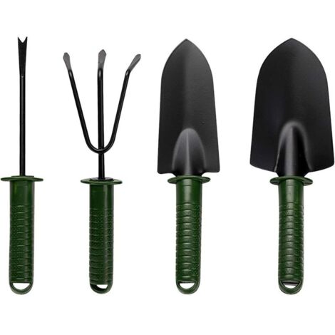 Pièces Outils de jardinage miniatures, outils de jardin avec truelle à main, désherbeur, râteau, ensemble d'outils pour p