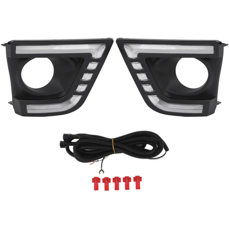 Sunxury - pièces pare-chocs avant led feux de jour 12V remplacement pour Corolla 2014 2015 2016 drl