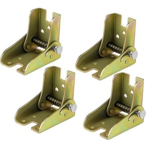 Pièces Pied Table Rabattable Charnières Autobloquantes Accessoires pour Jambes Et Gousset Pied de Table Reglable établi Pliant Ferrure