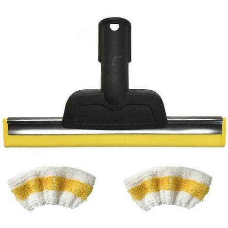 Pièces pour le nettoyage à la vapeur : brosse ronde, racleur pour fenêtre, buse, grattoir