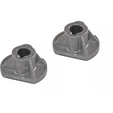 Pièces pour outils de jardin : 2 lames pour support Ø20 pour tondeuse autoportée — Compatible CastelGarden, Stiga, Honda, Sabo, Brill (Réf. 254632) — Robustes et durables