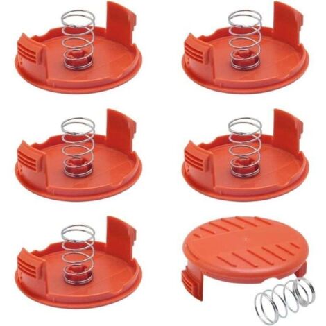Pieces Replacement Spool Caps, Lawnmower Spool Cap Covers for Black-Decker RC-100-P Lawnmower Cutting Spool AFS