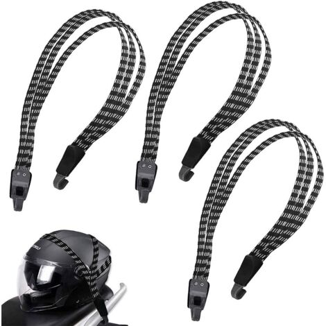 pièces sangle d'arrimage de vélo 3in 1 sangle de bagage de vélo tendeur de bagages caoutchouc de serrage avec crochet caoutchouc de serrage réglable 68cm-Fei Yu