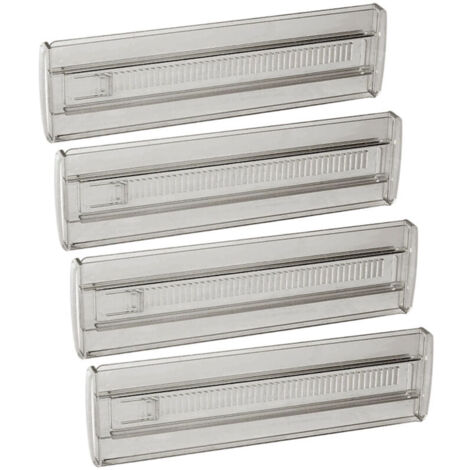 Pièces Séparateurs de Tiroir en Plastique et hauteur 10 cm,Organisateurs de Tiroirs Ajustable de 27-43cm,Separateur Tiroirs