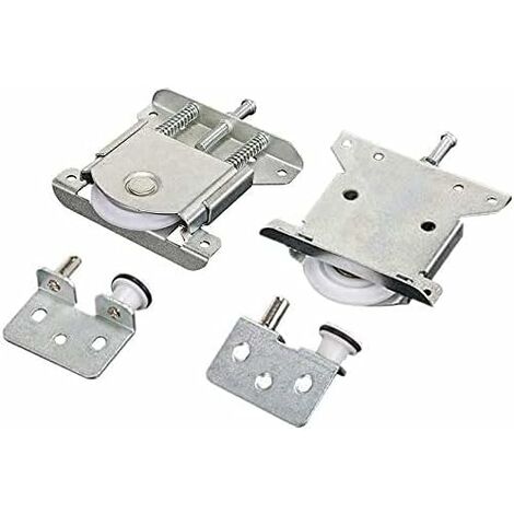 Pieces Sliding Cupboard Door Caster, Sliding Door Parts for Wardrobe Door, Wheels, Rollers, Cabinet Runners Guides, Caster Sliding Cupboard Cabinet Door Roller, Load 30 kg