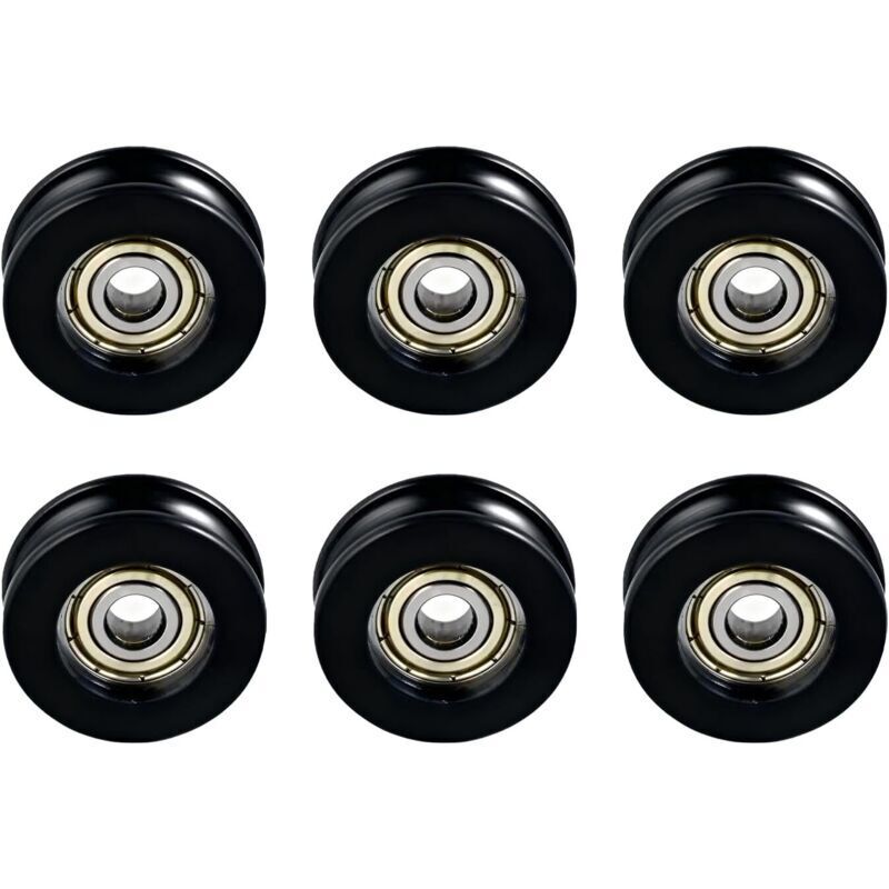 Pieces Sliding Patio Door Rollers, Replacement Rollers for Mosquito Net Doors, Sliding Shower Accessories, for Blinds, Drawers, Aluminum Doors,