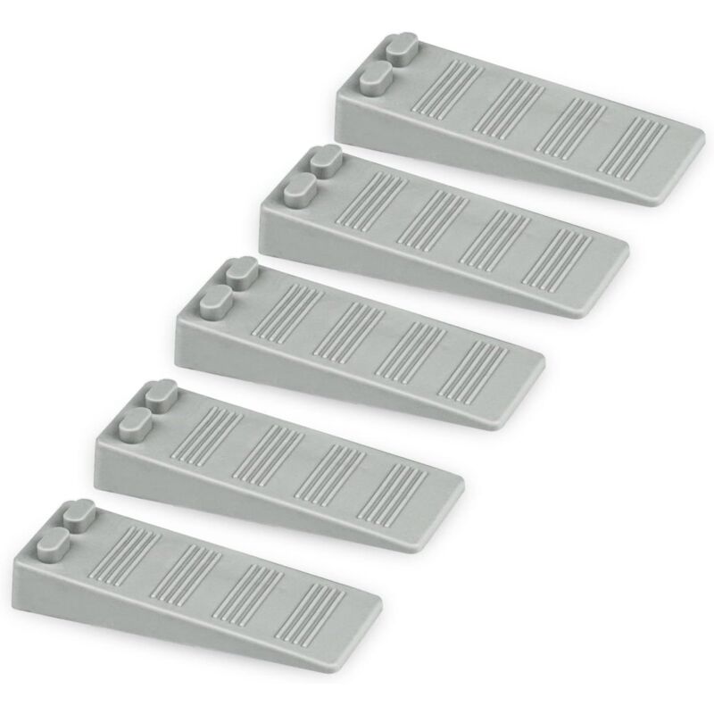 Csparkv - Pieces Soft Rubber Door Wedge, Adjustable Height Non-Slip Door Stopper, Non-Toxic, Odorless Door Stop, Protects Floors and Walls, For