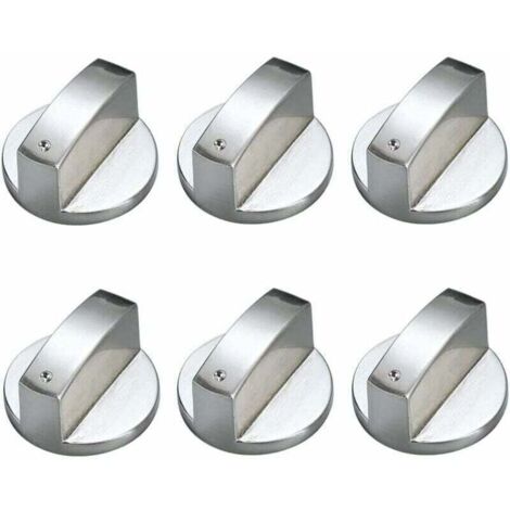 Pieces Universal Metal Control Knobs for Gas Stove, 6mm Universal Control Knobs for Gas Stove, Oven, Hob
