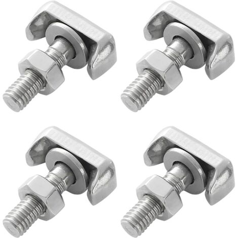 Pièces Vis De Rechange Pour Batterie De Scooter, Acier Inoxydable Filetage Complet Kit Boulons Et écrous, Boulons Et écrous De Batterie Moto En Acier Inoxydable, Pour Voiture, Moto Et Bateau