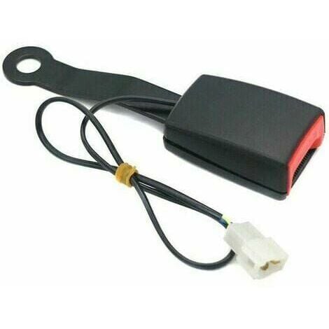 ROSEMARY Pièces voiture avant ceinture de sécurité boucle boucle prise Camlock prise connecteur avertissement