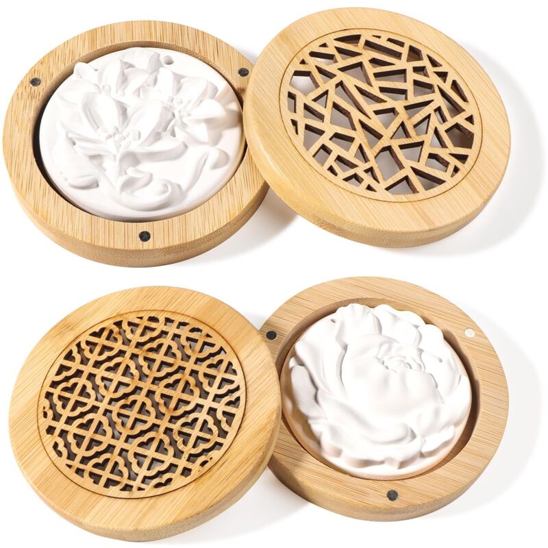 Image of Pieces Wooden Essential Oil Diffuser with&hellip;
