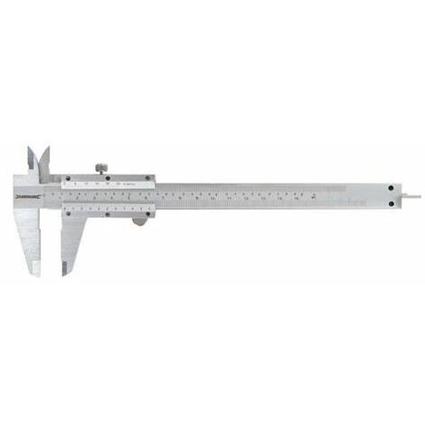 Pied à coulisse à vernier 150mm en acier haute teneur en carbone SILVERLINE