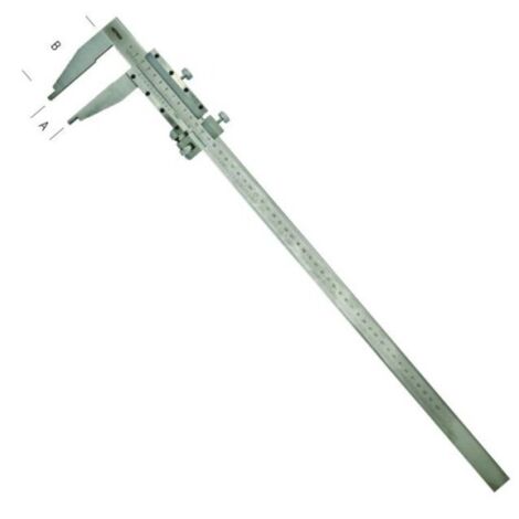 Pied à coulisse d'atelier METRICA 12050 – Acier inox trempé, précision 0,02 mm