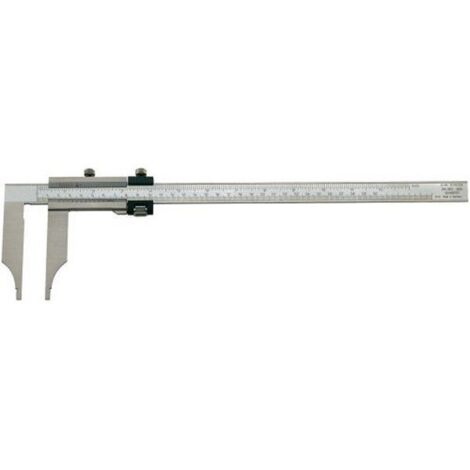 Pied à coulisse d'atelier sans pointes, à pattes de mesure extra-longues, Plage de mesure : 1000 mm, Long. des becs 300 mm