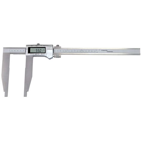 Pied à coulisse de contrôle digital en acier inoxydable avec système de mesure inductif IP65 1000x500 mm 0,1 mm MIB CADC1050