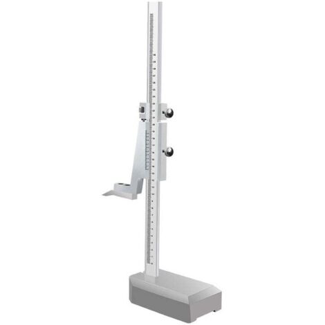 Pied à coulisse de hauteur de 0 à 300 mm, instrument de mesure vertical en acier inoxydable (avec règle verticale graduée, 1 pièce)