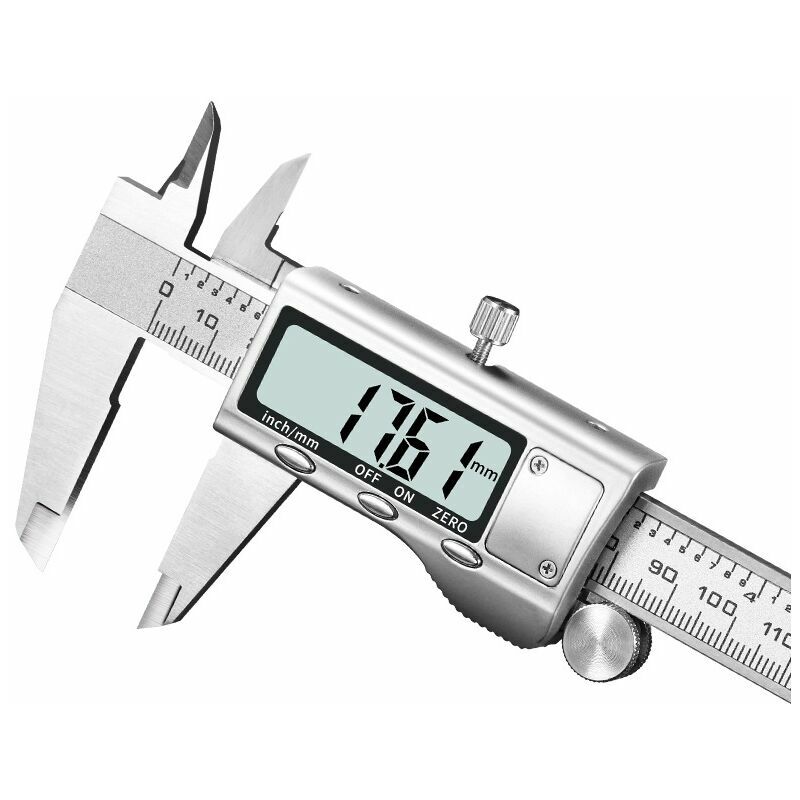 KZQ - Pied à Coulisse Digital d'Atelier 150 mm, IP20 - Modèle 1300EAPB - Outil de Mesure de Précision pour l'Atelier - Réglages de Mesure Multiples