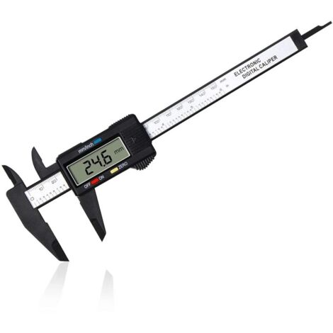 Pied a Coulisse Digital,Pied à Coulisse Numérique Classique de 150 mm / 6 Pouces Avec Grand Écran LCD pour es Mesures Externes, Internes, Profondeur et Pas Outil de Mesure Électronique