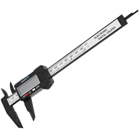 Pied à coulisse électronique avec grand écran LCD, 150 mm, micromètre numérique avec conversion MM/pouce