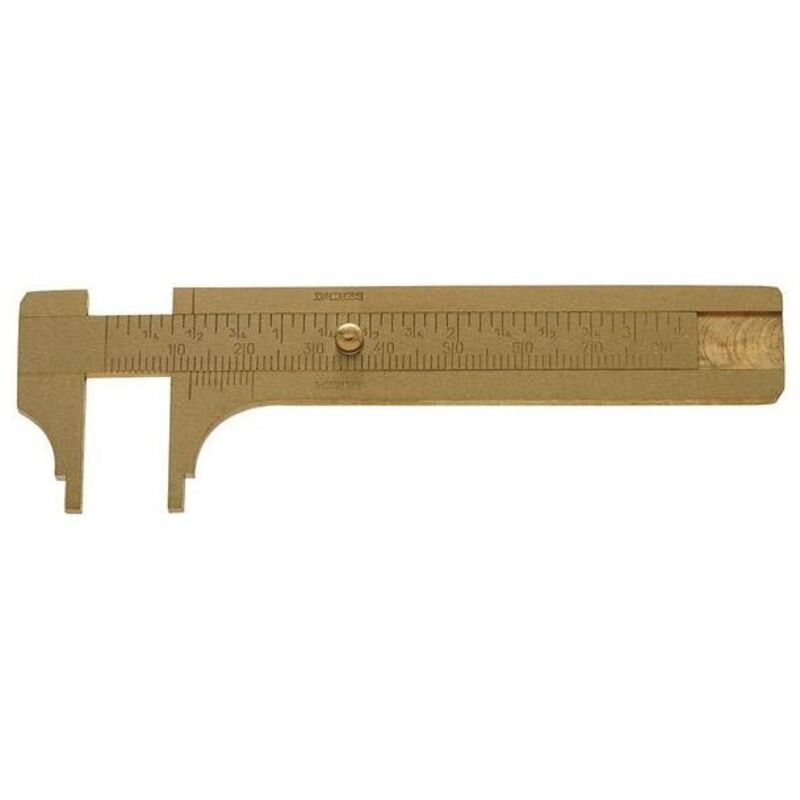 Fortis - Pieds à coulisse laiton 100mm