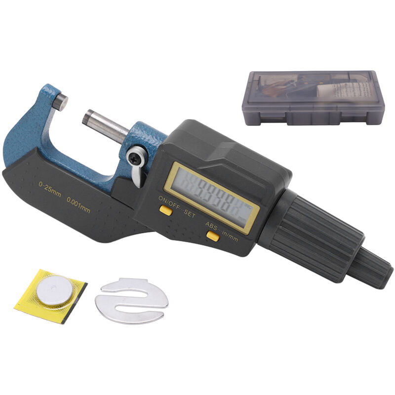 Pied à coulisse micromètre numérique, outil de mesure électronique, jauge d'épaisseur hélicoïdale de diamètre extérieur de haute précision