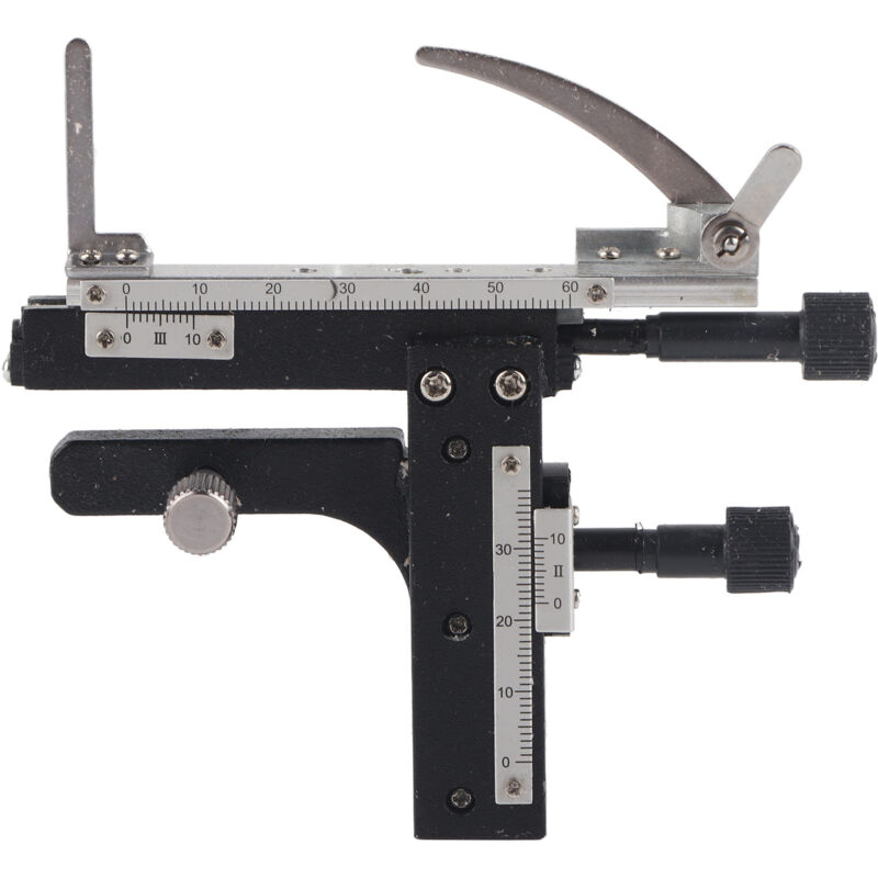 Ineasicer - Pied à coulisse Microscope Étape Mécanique Ajustable Calibre De Scène Mobile avec Échelle