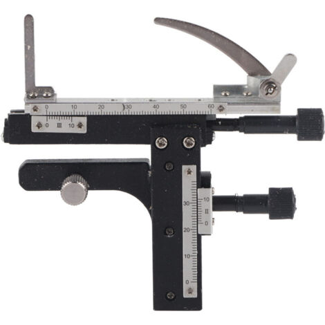 Pied à coulisse Microscope Étape Mécanique Ajustable Calibre De Scène Mobile avec Échelle