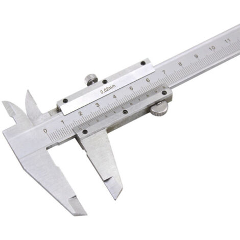 Pied à coulisse numérique 150 mm Acier inoxydable Précision 0,02 mm Mesure extérieure, intérieure et profondeur Outil multifonctionnel